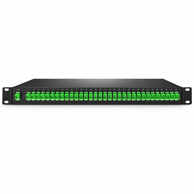 SFPS 1 x 32 PLC Fiber Splitter, 1U 19" Rack Mount, SC/APC, Singlemode