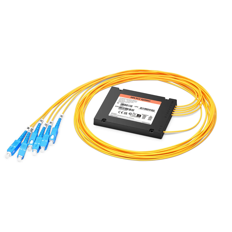 SFPS 1 x 5 Asymmetrical PLC Fiber Splitter, ABS Module, 95/5, 2.0mm, SC/UPC, Singlemode