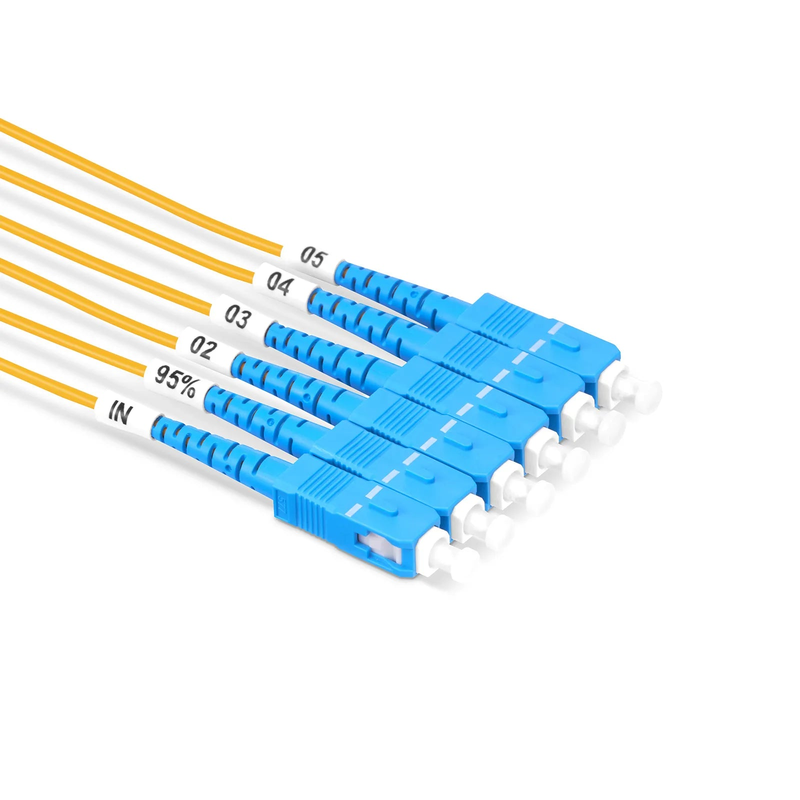 SFPS 1 x 5 Asymmetrical PLC Fiber Splitter, ABS Module, 95/5, 2.0mm, SC/UPC, Singlemode
