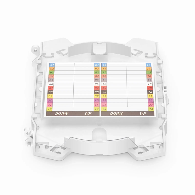 SFPS 24 Fibers Fusion Splice Tray for Horizontal Splice Closure, 6.57''A4.53''A0.55''