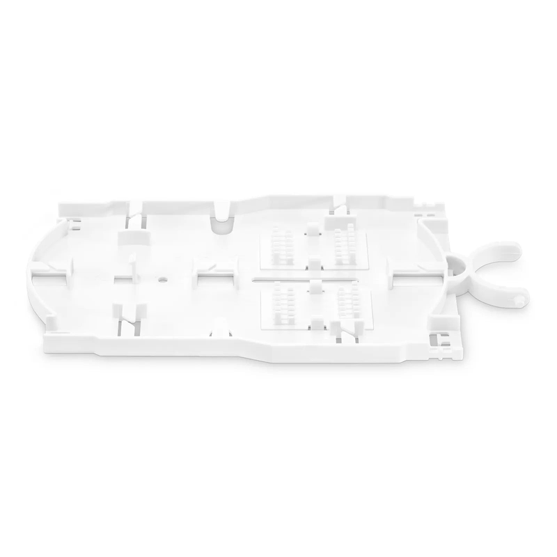 SFPS 24 Fibers Fusion Splice Tray for Heat-Shrink Fusion Splices, 0.39" x 4.72" x 8.98", Suitable for FS-S008-1O4R-6-24F, FS-S008R-1O6R-10-24F