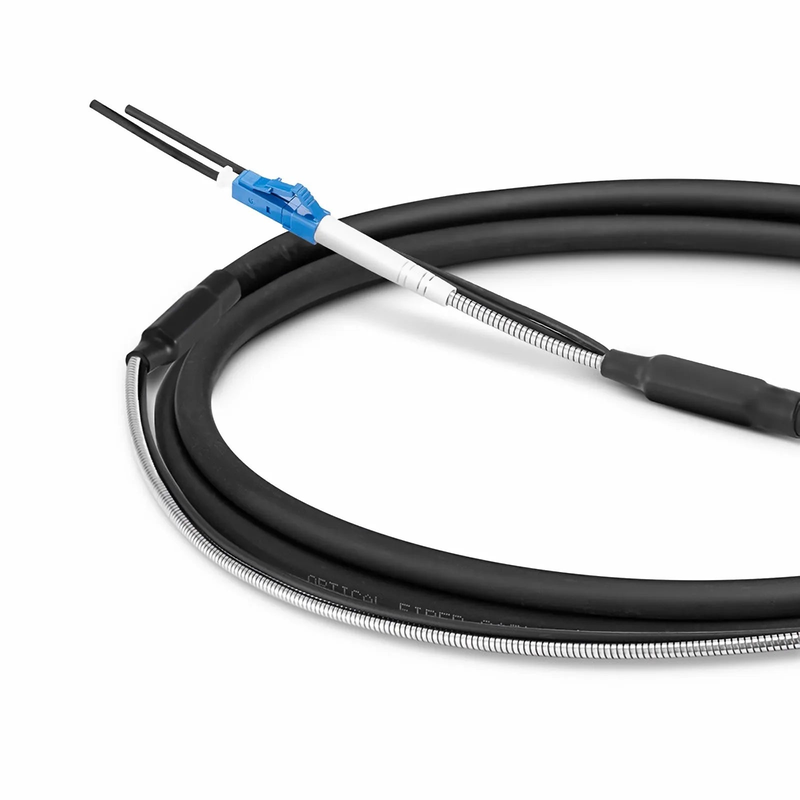 SFPS 30m (98ft) LC UPC to LC UPC Simplex OS2 Single Mode 7.0mm LSZH FTTA Outdoor Fiber Patch Cable for Base Station