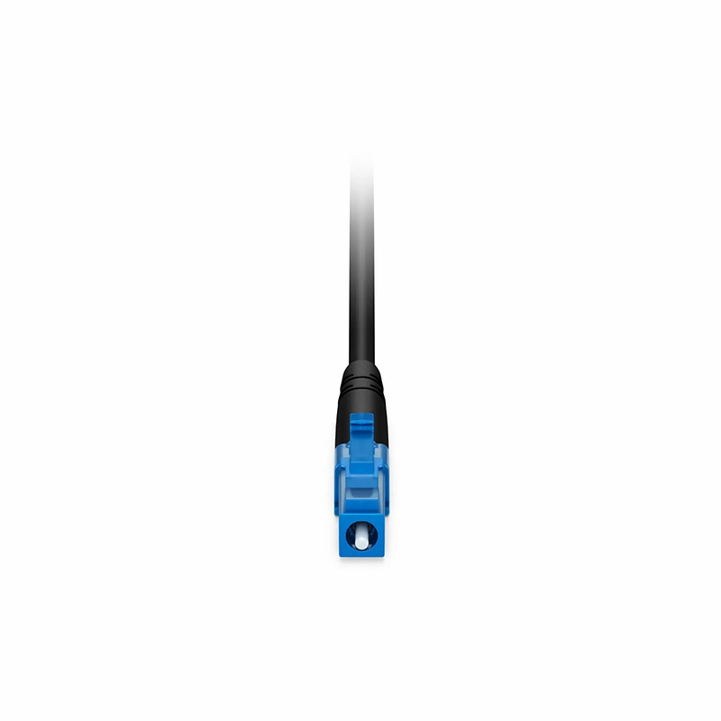 SFPS 5m (16ft) Industrial Armored Fiber Patch Cable, LC UPC to LC UPC, Simplex, 1 Fiber, Single Mode (OS2), TPU