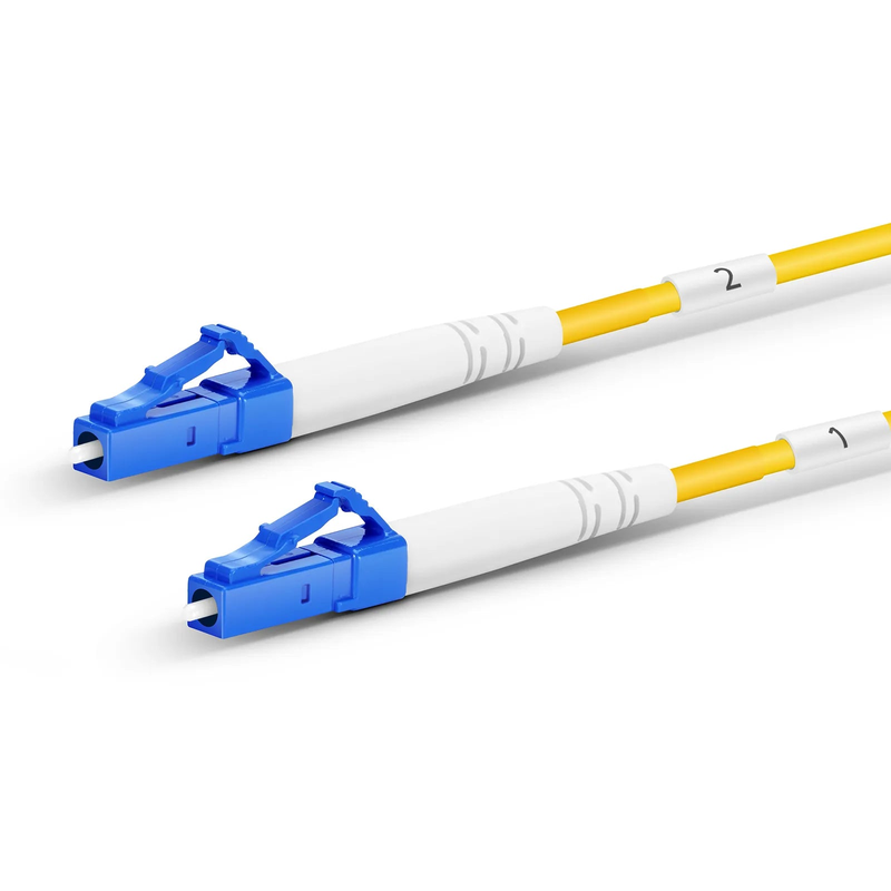 SFPS 300m (984ft) Hybrid Fiber and Power Cable, Indoor, Plenum (OFNP), Single Mode (OS2), 2 Fibers, Tight-Buffered, LC UPC Simplex to LC UPC Simplex, 2 Conductors 17AWG