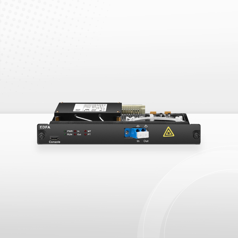 SFPS FMT17BA-EDFA, 17dB Gain C-band DWDM EDFA Booster Amplifier for FMT Managed Chassis, 17dBm Output