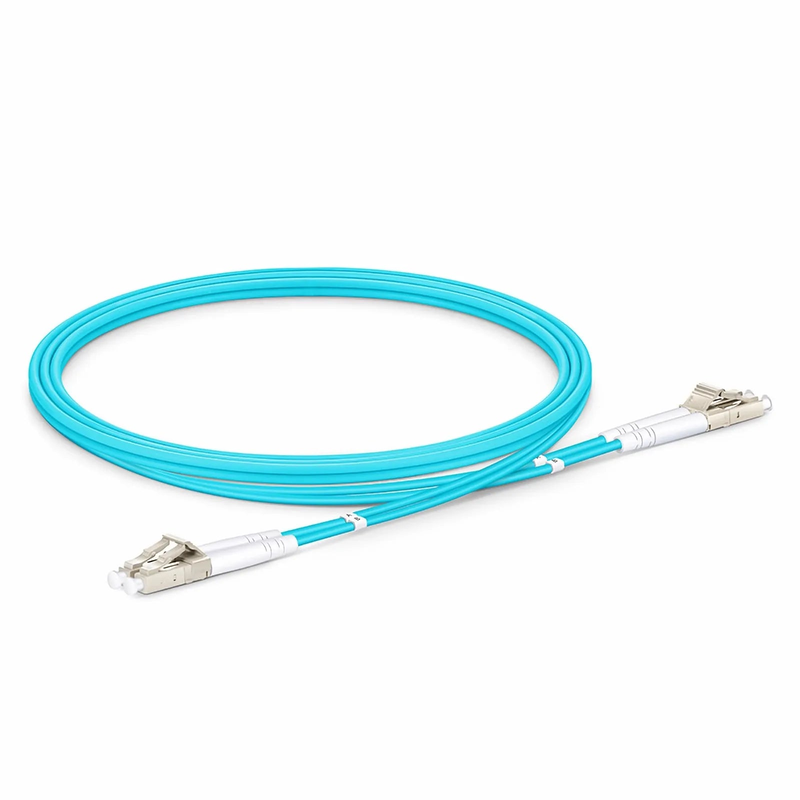 SFPS 1m (3ft) Armored Fiber Patch Cable, 2 Fibers, LC UPC Duplex to LC UPC Duplex, Single Mode (OS2), Riser (OFCR), 3.0mm, Blue