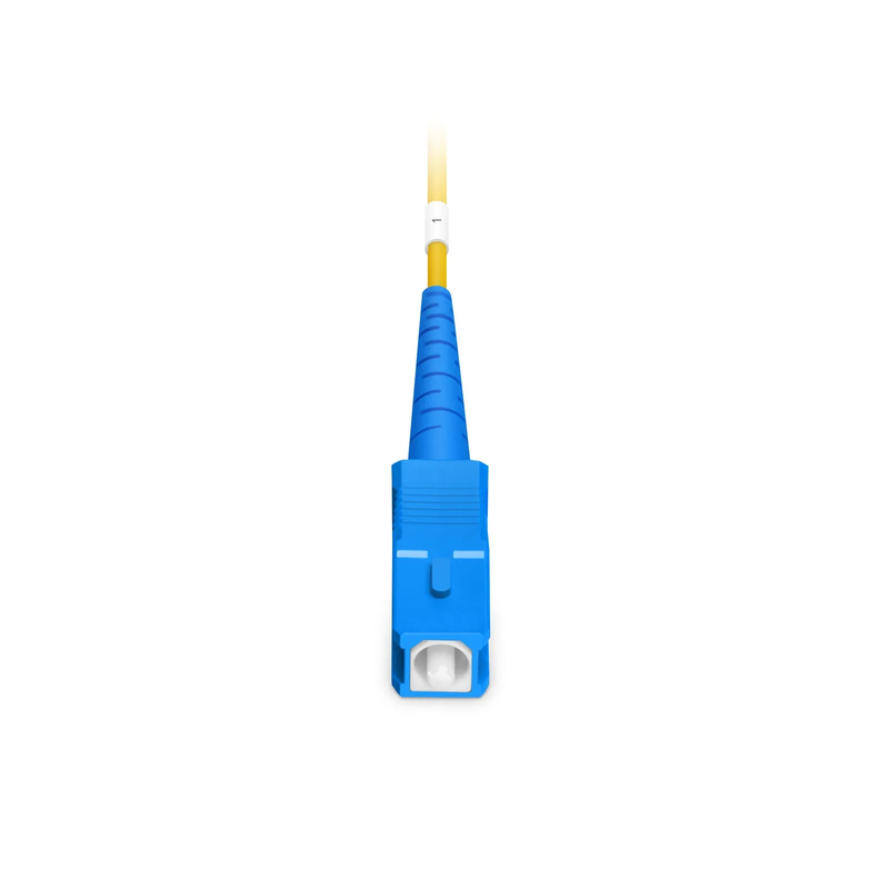 SFPS 150m (492ft) Hybrid Fiber and Power Cable, Indoor, Plenum (OFNP), Single Mode (OS2), 2 Fibers, Tight-Buffered, LC UPC Simplex to SC UPC Simplex, 2 Conductors 12AWG