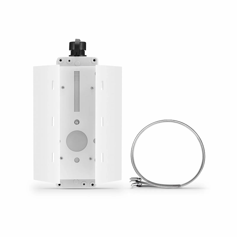 SFPS FTTA Waterproof MTP-12 to 6 x LC Duplex OS2 Fiber Optical Distribution Box with Pole Mounting Brackets