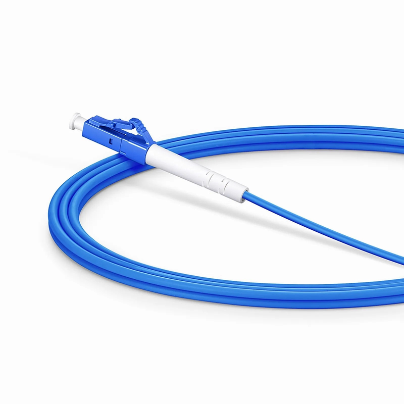 SFPS 2m (7ft) Armored Fiber Patch Cable, 1 Fiber, LC UPC Simplex to SC APC Simplex, Single Mode (OS2), Riser (OFCR), 3.0mm, Blue
