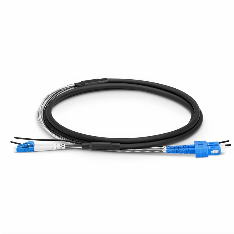 SFPS 10m (33ft) LC UPC to SC UPC Duplex OS2 Single Mode 7.0mm LSZH FTTA Outdoor Fiber Patch Cable for Base Station