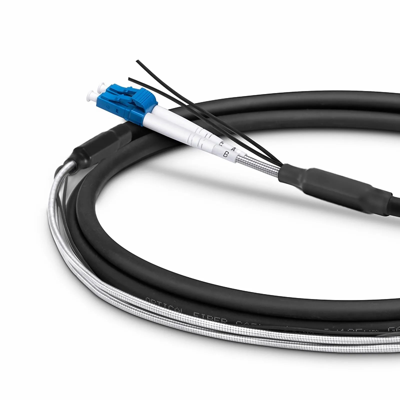SFPS 5m (16ft) LC UPC to LC UPC Duplex OS2 Single Mode 7.0mm LSZH FTTA Outdoor Fiber Patch Cable for Base Station