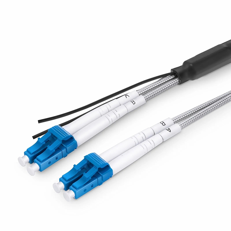SFPS 1m (3ft) LC UPC to LC UPC Duplex OS2 Single Mode 7.0mm LSZH FTTA Outdoor Fiber Patch Cable for Base Station