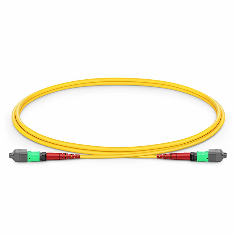 SFPS 1m (3ft) MTP® Jumper, MTP®-24 APC (Female) to MTP®-24 APC (Female), 24 Fibers, Single Mode (OS2), Plenum (OFNP), 0.35dB Max, Type A, Yellow