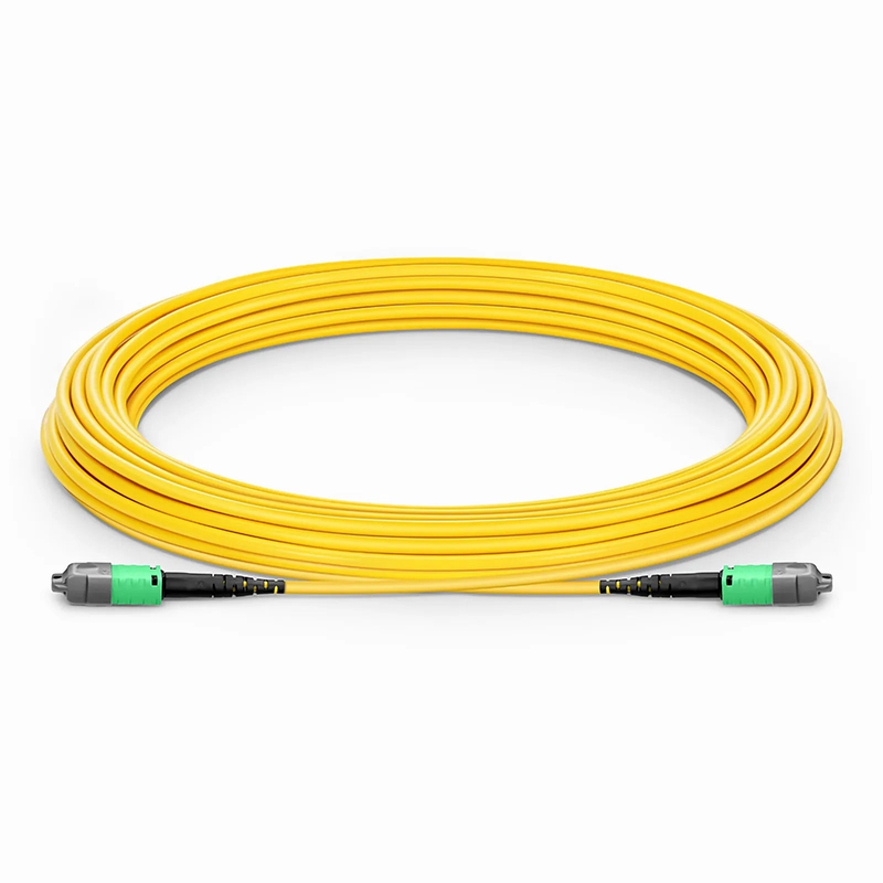 SFPS 10m (33ft) MTP® PRO Jumper, MTP® PRO-12 APC (Male) to MTP® PRO-12 APC (Male), 12 Fibers, Single Mode (OS2), Plenum (OFNP), 0.35dB Max, Type B, Yellow