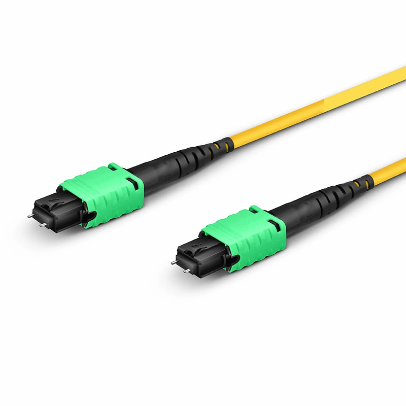 SFPS 10m (33ft) MTP® PRO Jumper, MTP® PRO-12 APC (Male) to MTP® PRO-12 APC (Male), 12 Fibers, Single Mode (OS2), Plenum (OFNP), 0.35dB Max, Type B, Yellow