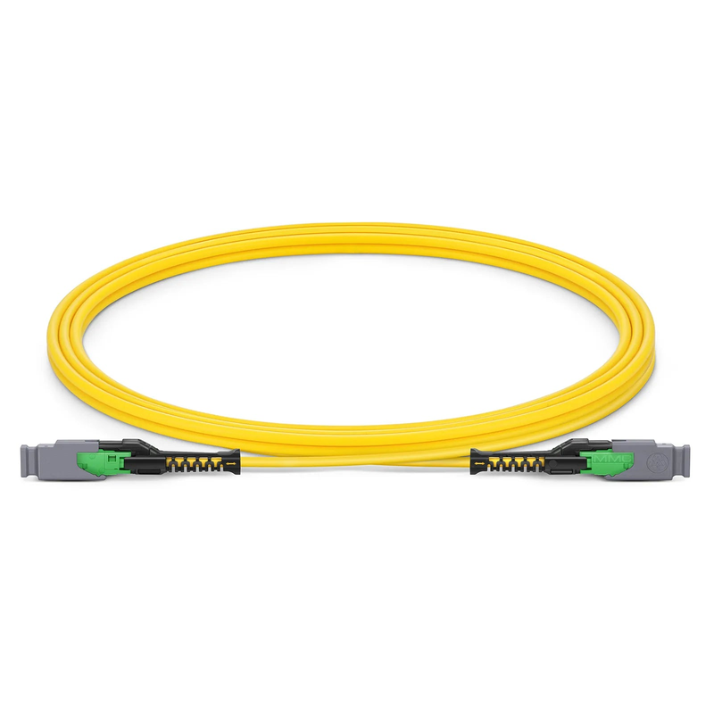 SFPS 2m (7ft) MMC Jumper, MMC-16 APC (Female) to MMC-16 APC (Female), 16 Fibers, Single Mode (OS2), Plenum (OFNP), 0.35dB Max, Jumper Polarity, Yellow
