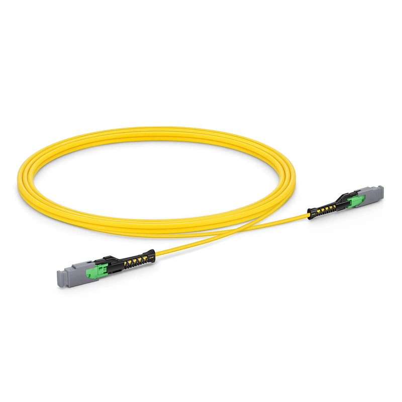 SFPS 2m (7ft) MMC Jumper, MMC-16 APC (Female) to MMC-16 APC (Female), 16 Fibers, Single Mode (OS2), Plenum (OFNP), 0.35dB Max, Jumper Polarity, Yellow