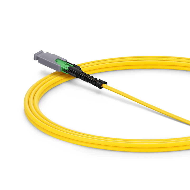 SFPS 2m (7ft) MMC Jumper, MMC-16 APC (Female) to MMC-16 APC (Female), 16 Fibers, Single Mode (OS2), Plenum (OFNP), 0.35dB Max, Jumper Polarity, Yellow