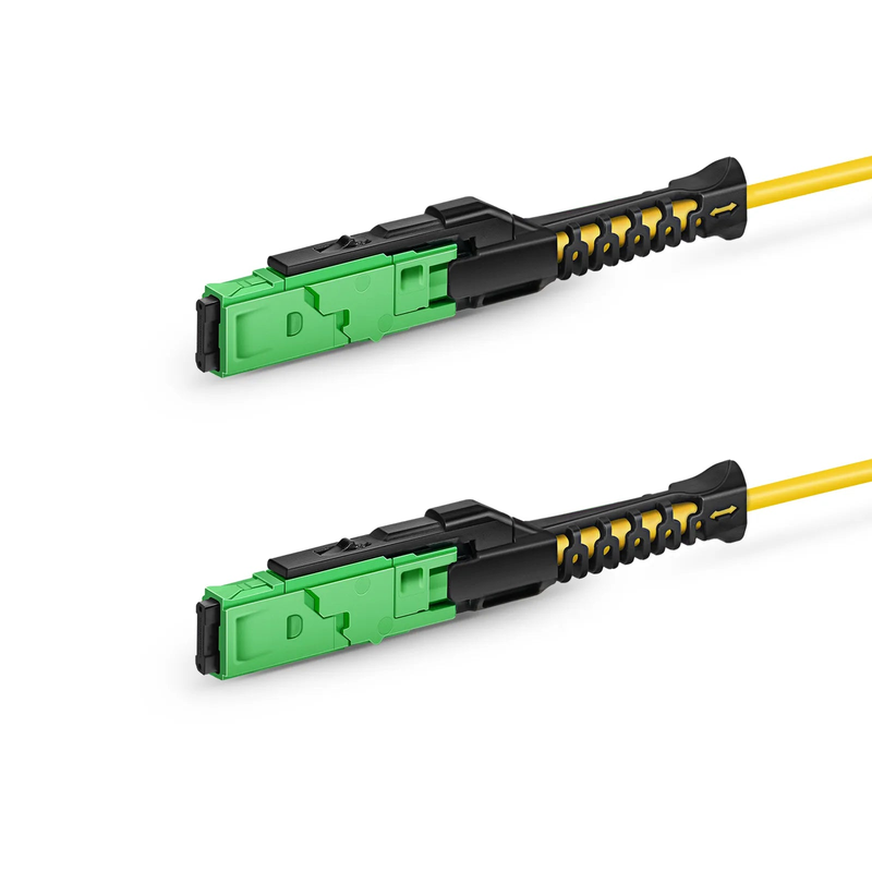 SFPS 2m (7ft) MMC Jumper, MMC-16 APC (Female) to MMC-16 APC (Female), 16 Fibers, Single Mode (OS2), Plenum (OFNP), 0.35dB Max, Jumper Polarity, Yellow