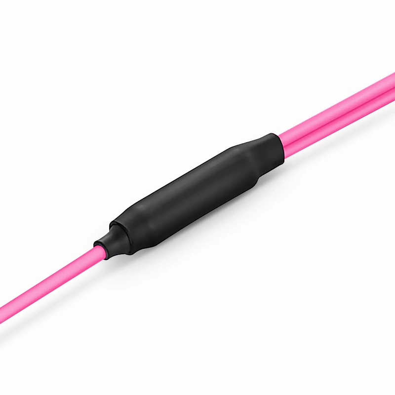 SFPS 1m (3ft) MTP® Breakout Cable, MTP®-24 UPC (Female) to 2 x MTP®-12 UPC (Female), 24 Fibers, Multimode (OM4), Plenum (OFNP), 0.35dB Max, Type A, Magenta