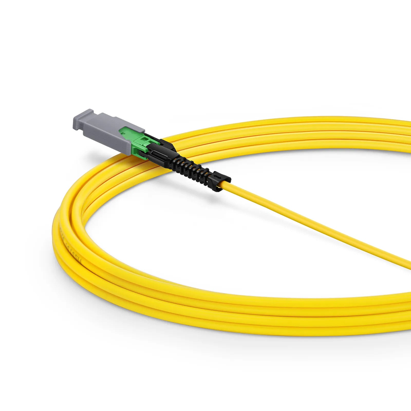 SFPS 3m (10ft) MMC Jumper, MMC-16 APC (Female) to MTP®-16 APC (Female), 16 Fibers, Single Mode (OS2), Plenum (OFNP), 0.35dB Max, Jumper Polarity, Yellow