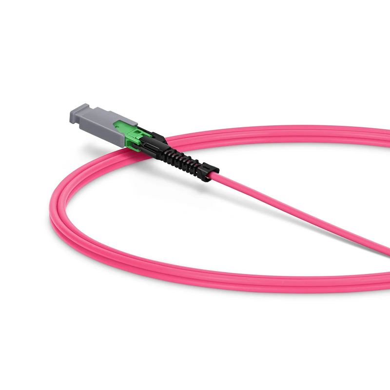 SFPS 1m (3ft) MMC Jumper, MMC-16 APC (Female) to MTP®-16 APC (Female), 16 Fibers, Multimode (OM4), Plenum (OFNP), 0.35dB Max, Jumper Polarity, Magenta