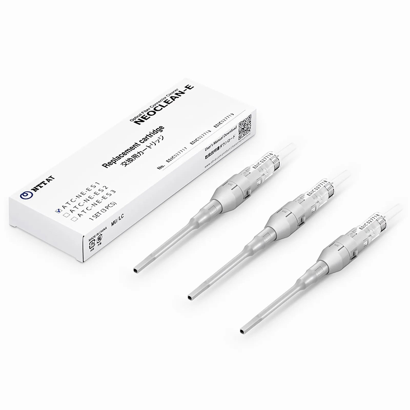 SFPS NEOCLEAN-E Pen Replacement Cartridge for 1.25mm LC/MU One-Push Cleaner (3 pcs/set)