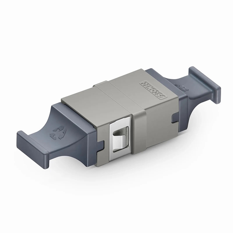 SFPS US Conec MTP®/MPO-8/12/24 Grey Fiber Optic Adapter/Coupler without Flange, Key Up to Up