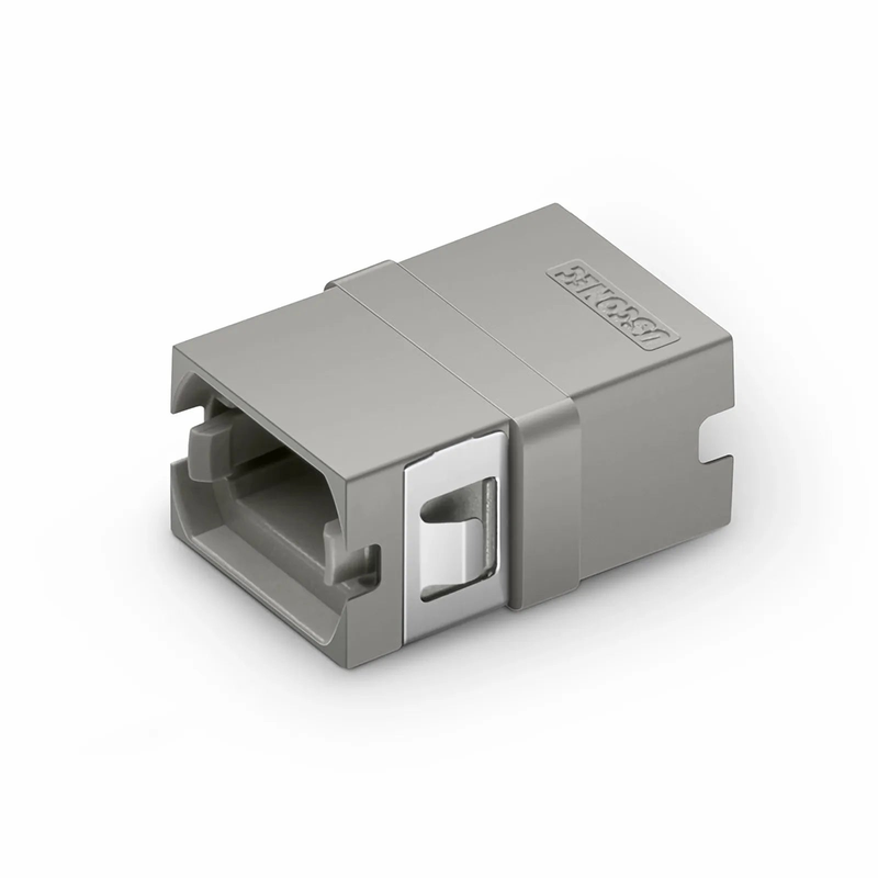 SFPS US Conec MTP®/MPO-8/12/24 Grey Fiber Optic Adapter/Coupler without Flange, Key Up to Up