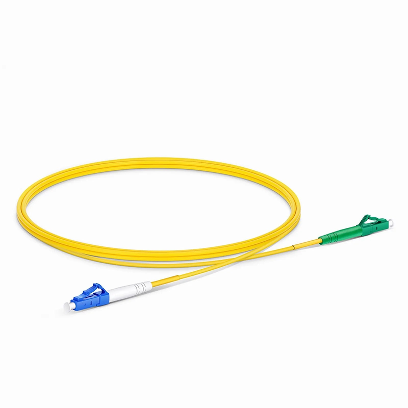 SFPS 1m (3ft) Fiber Patch Cable, 1 Fiber, LC UPC Simplex to LC APC Simplex, Single Mode (OS2), Riser (OFNR), 2.0mm, Tight-Buffered, Yellow