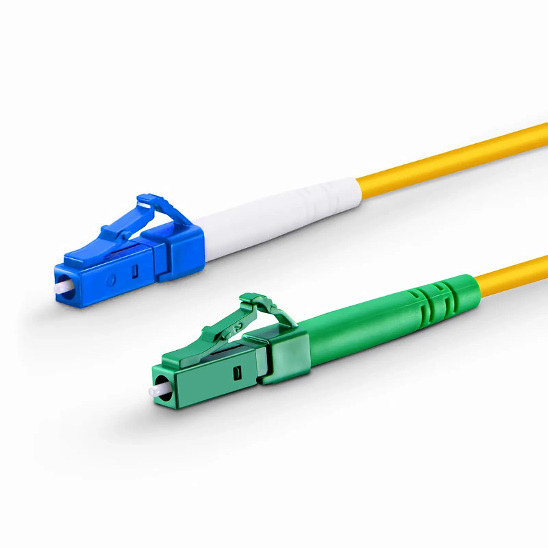 SFPS 1m (3ft) Fiber Patch Cable, 1 Fiber, LC UPC Simplex to LC APC Simplex, Single Mode (OS2), Riser (OFNR), 2.0mm, Tight-Buffered, Yellow