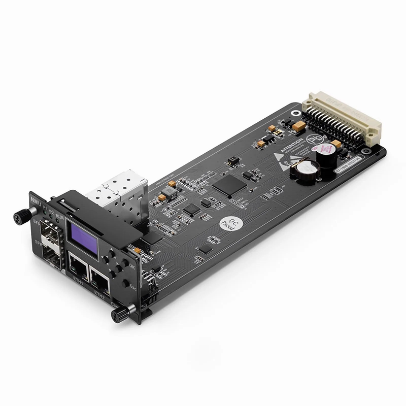 SFPS FMT-MNG-S, Network Management Unit for FMT 1U, 2U and 4U Managed Chassis, , 2 x 100Base-X SFP Ports, 2 x 10/100Base-T RJ45 Ports