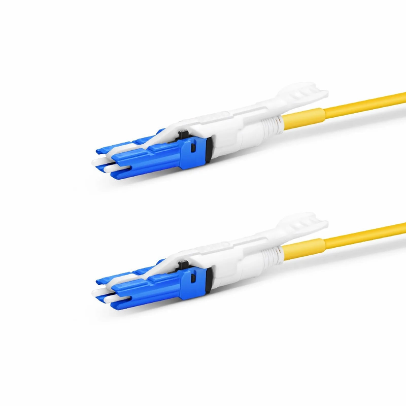 SFPS 3m (10ft) Fiber Patch Cable, 2 Fibers, CSA UPC Duplex to CSA UPC Duplex Uniboot, Single Mode (OS2), Riser (OFNR), 2.0mm, Yellow, for 200/400G Network Connection