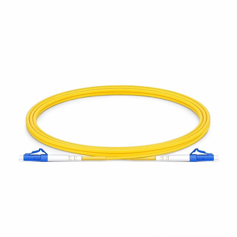 SFPS 2m (7ft) Fiber Patch Cable, 1 Fiber, LC UPC Simplex to LC UPC Simplex, Single Mode (OS2), Riser (OFNR), 2.0mm, Tight-Buffered, Yellow, 10 Pcs/Pack