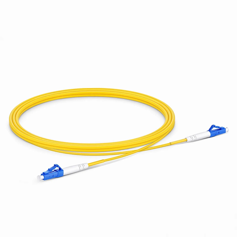 SFPS 2m (7ft) Fiber Patch Cable, 1 Fiber, LC UPC Simplex to LC UPC Simplex, Single Mode (OS2), Riser (OFNR), 2.0mm, Tight-Buffered, Yellow, 10 Pcs/Pack