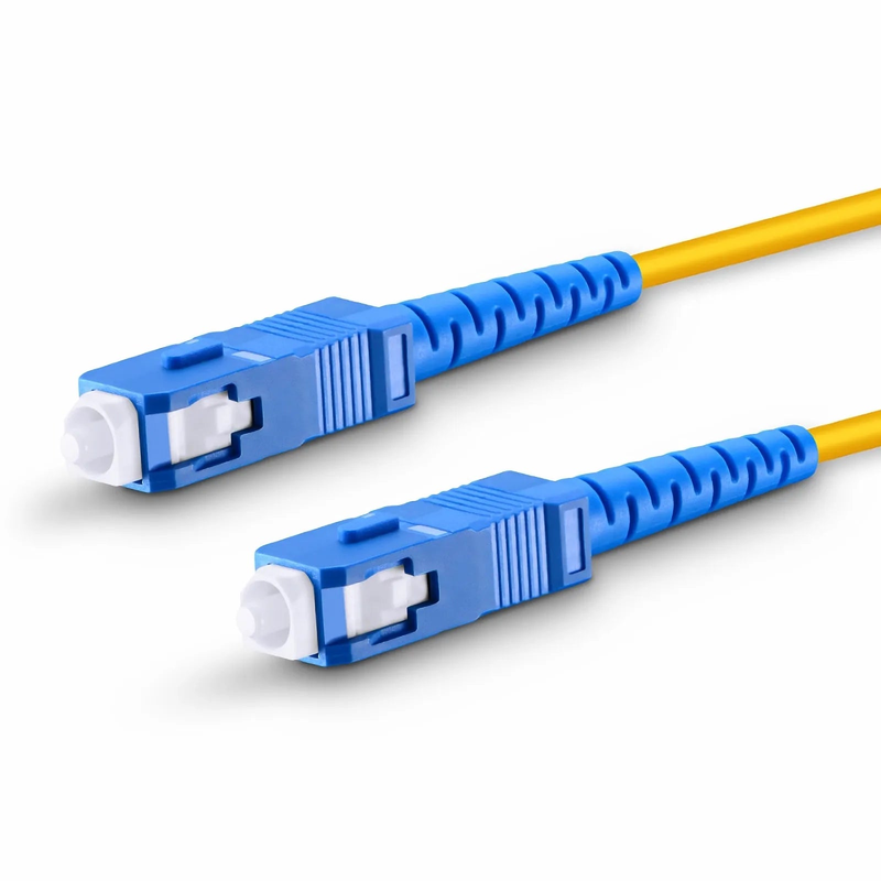 SFPS 1m (3ft) Fiber Patch Cable, 1 Fiber, SC UPC Simplex to SC UPC Simplex, Single Mode (OS2), Riser (OFNR), 2.0mm, Tight-Buffered, Yellow