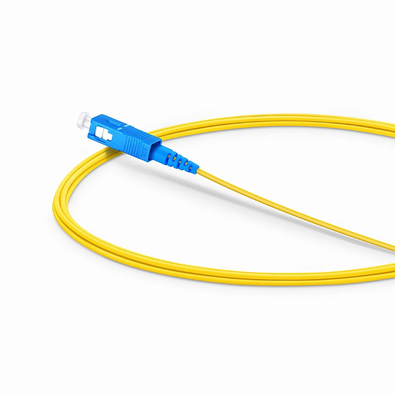 SFPS 2m (7ft) Fiber Patch Cable, 1 Fiber, SC UPC Simplex to SC UPC Simplex, Single Mode (OS2), Riser (OFNR), 1.2mm, Tight-Buffered, Yellow