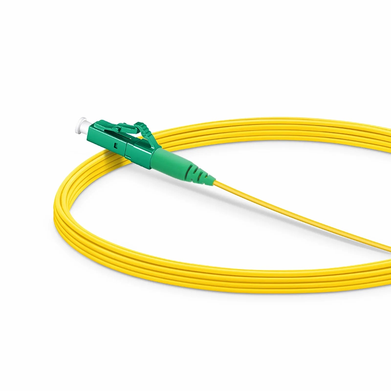 SFPS 5m (16ft) Fiber Patch Cable, 1 Fiber, LC APC Simplex to LC APC Simplex, Single Mode (OS2), Riser (OFNR), 1.2mm, Tight-Buffered, Yellow