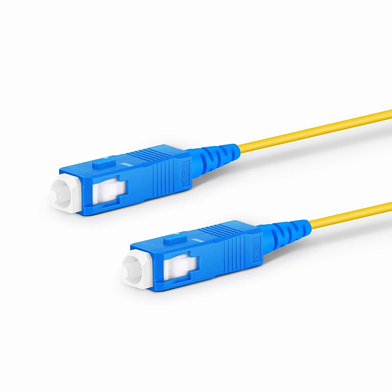 SFPS 3m (10ft) Fiber Patch Cable, 1 Fiber, SC UPC Simplex to SC UPC Simplex, Single Mode (OS2), LSZH, 1.2mm, Tight-Buffered, Yellow