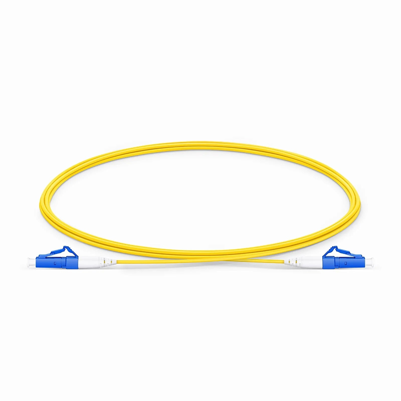 SFPS 2m (7ft) Fiber Patch Cable, 1 Fiber, LC UPC Simplex to LC UPC Simplex, Single Mode (OS2), LSZH, 1.2mm, Tight-Buffered, Yellow