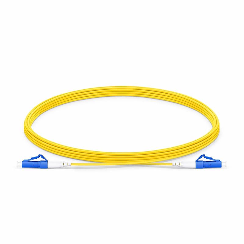 SFPS 5m (16ft) Fiber Patch Cable, 1 Fiber, LC UPC Simplex to LC UPC Simplex, Single Mode (OS2), LSZH, 1.2mm, Tight-Buffered, Yellow
