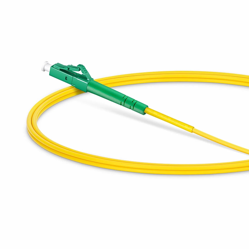 SFPS 1m (3ft) Fiber Patch Cable, 1 Fiber, LC APC Simplex to FC APC Simplex, Single Mode (OS2), Riser (OFNR), 2.0mm, Tight-Buffered, Yellow