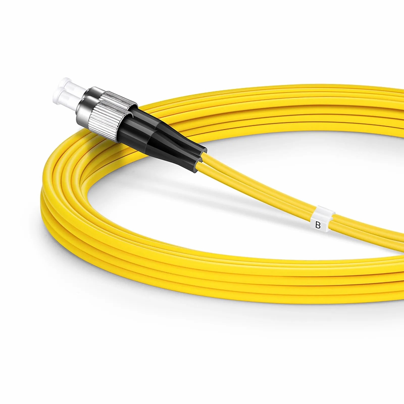 SFPS 3m (10ft) Fiber Patch Cable, 2 Fibers, LC UPC Duplex to FC UPC, Single Mode (OS2), Riser (OFNR), 2.0mm, Tight-Buffered, Yellow