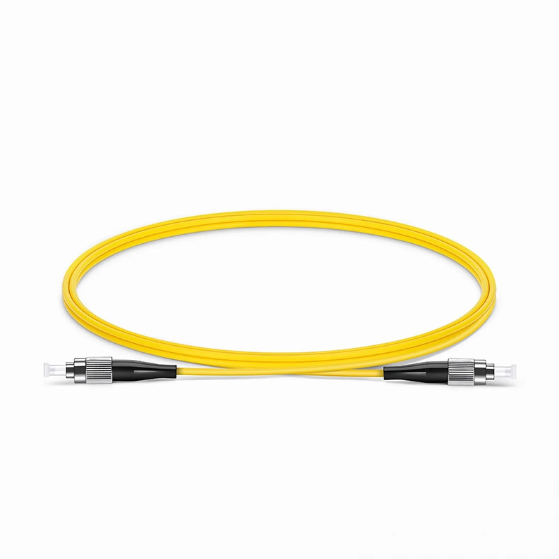 SFPS 1m (3ft) Fiber Patch Cable, 1 Fiber, FC UPC Simplex to FC UPC Simplex, Single Mode (OS2), Riser (OFNR), 2.0mm, Tight-Buffered, Yellow