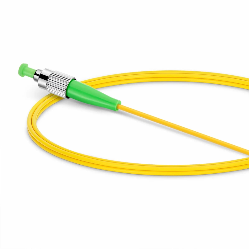 SFPS 1m (3ft) Fiber Patch Cable, 1 Fiber, SC APC Simplex to FC APC Simplex, Single Mode (OS2), Riser (OFNR), 2.0mm, Tight-Buffered, Yellow