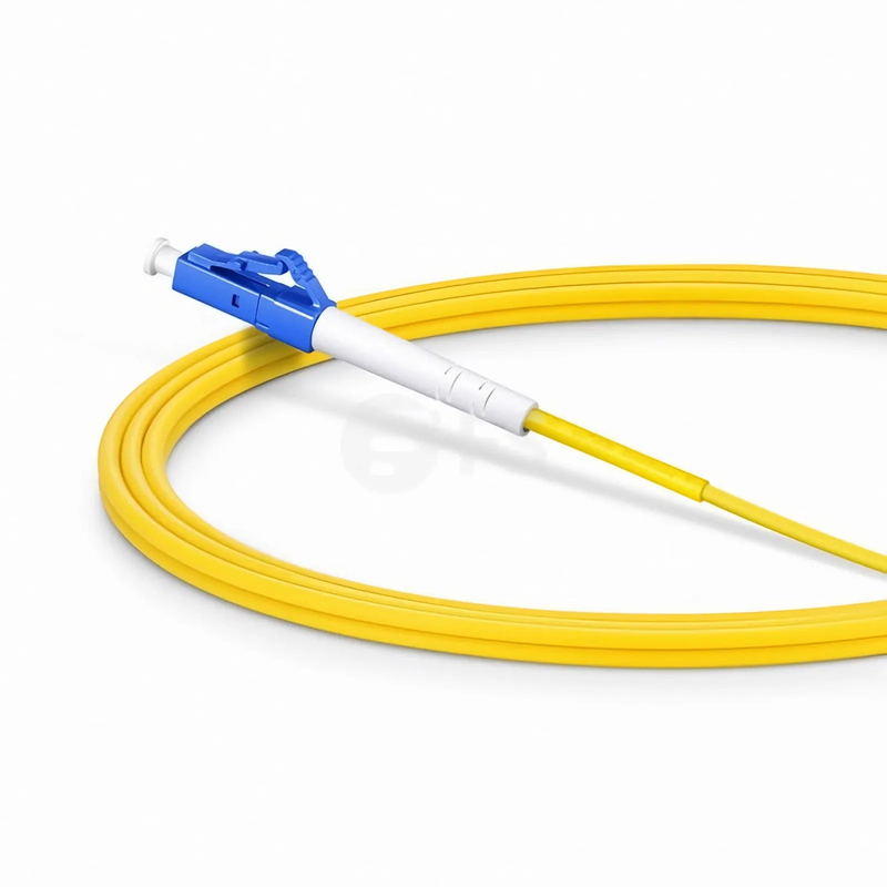 SFPS 2m (7ft) Fiber Patch Cable, 1 Fiber, LC UPC Simplex to LC APC Simplex, Single Mode (OS2), Riser (OFNR), 2.0mm, Tight-Buffered, Yellow
