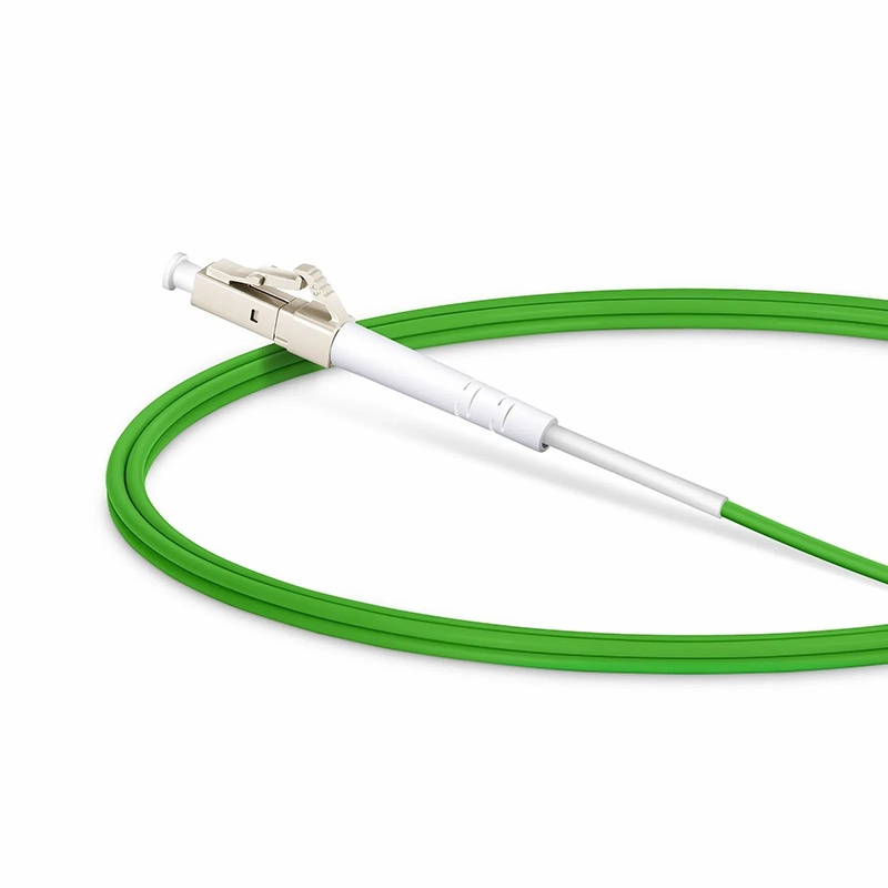 SFPS 1m (3ft) Fiber Patch Cable, 1 Fiber, LC UPC Simplex to LC UPC Simplex, Multimode (OM5), Riser (OFNR), 2.0mm, Tight-Buffered, Lime Green