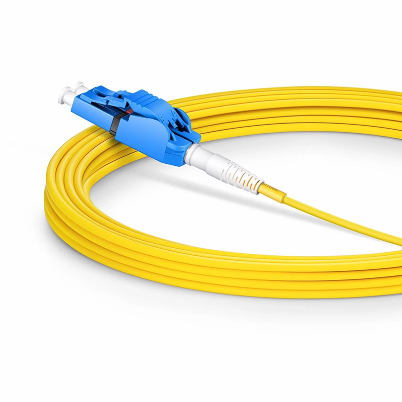 SFPS 5m (16ft) Fiber Patch Cable, 2 Fibers, LC UPC Duplex to LC UPC Duplex Switchable Clip Uniboot, Single Mode (OS2), Riser (OFNR), 2.0mm, Yellow