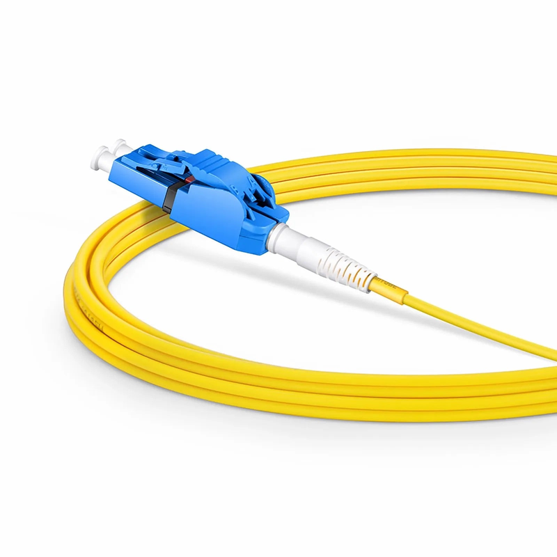 SFPS 3m (10ft) Fiber Patch Cable, 2 Fibers, LC UPC Duplex to LC UPC Duplex Switchable Clip Uniboot, Single Mode (OS2), Riser (OFNR), 2.0mm, Yellow