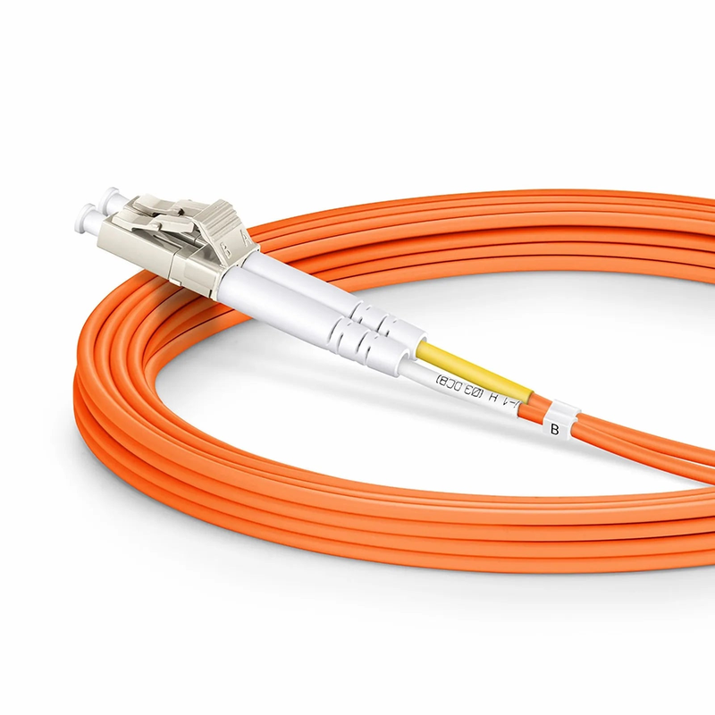 SFPS 3m (10ft) Fiber Patch Cable, 2 Fibers, LC UPC Duplex to SC UPC Duplex, Multimode (OM2), Riser (OFNR), 2.0mm, Tight-Buffered, Orange